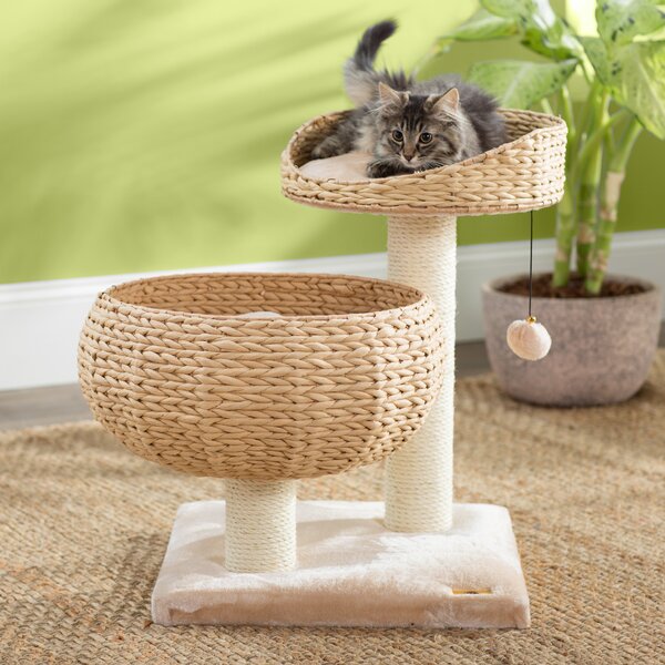 Wicker 2025 cat tower